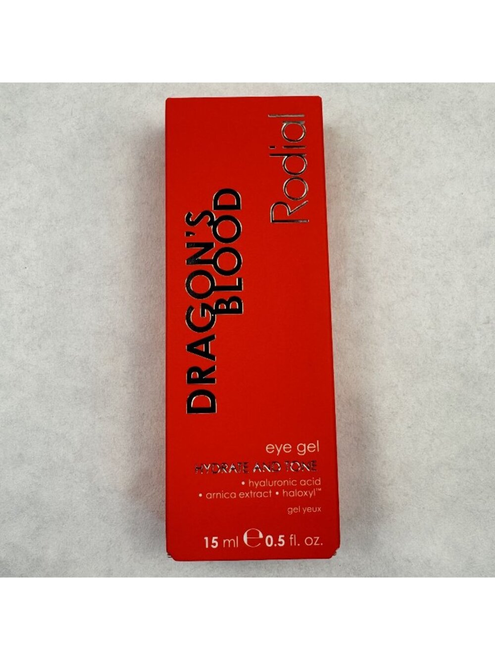 Rodial Dragons Blood Eye Gel 15ml Hydrating Toning Formula Hyaluronic Acid NEW
